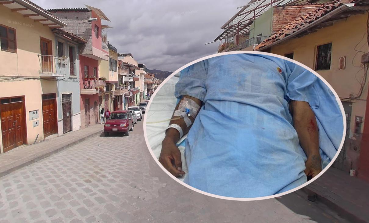 Investigan agresión con arma blanca en comedor de Cuenca