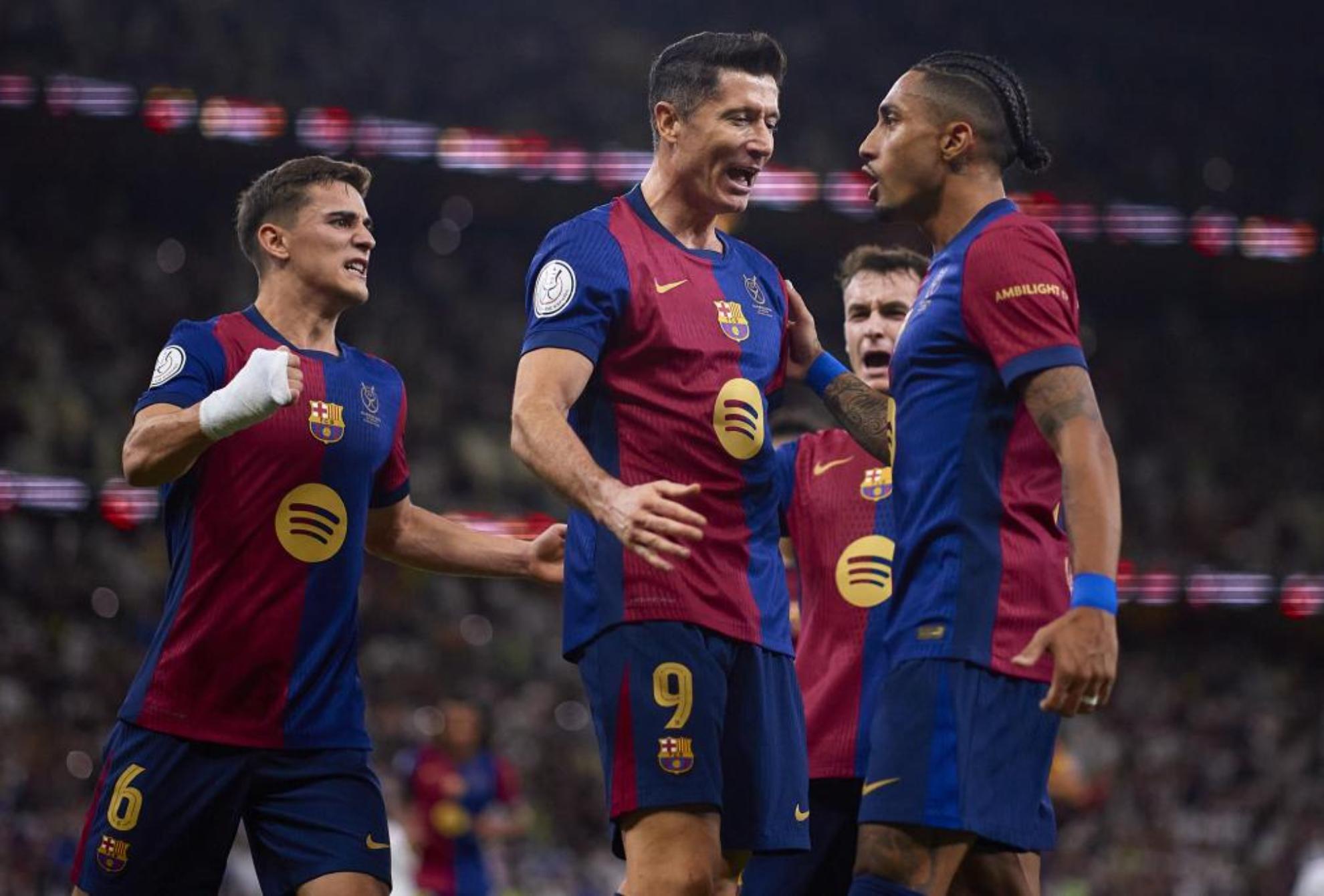 Raphinha brilla con luz propia y emerge como la gran amenaza en la Supercopa