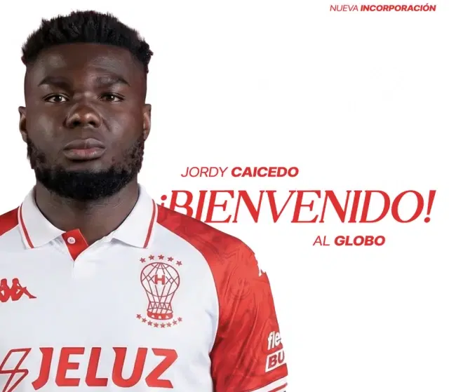 Jordy Caicedo se une a Huracán en Argentina con opción de compra millonaria