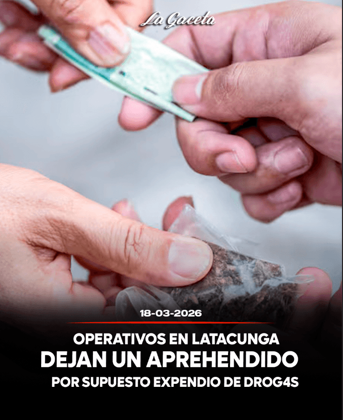 ¿Cómo opera la lucha contra el narcotráfico en Latacunga?