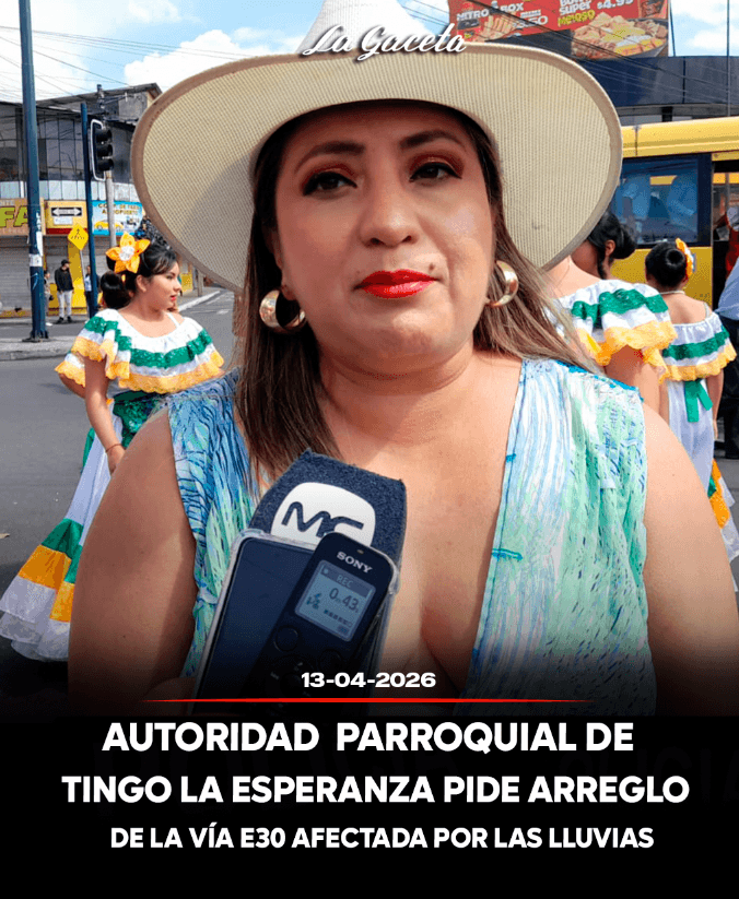 Autoridad de Tingo La Esperanza demanda reparación urgente de la vía E30 afectada por lluvias