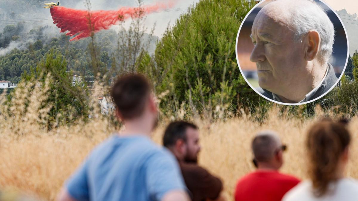Enrique Saura desalojado por incendio en Castellón: “Esto es un polvorín”