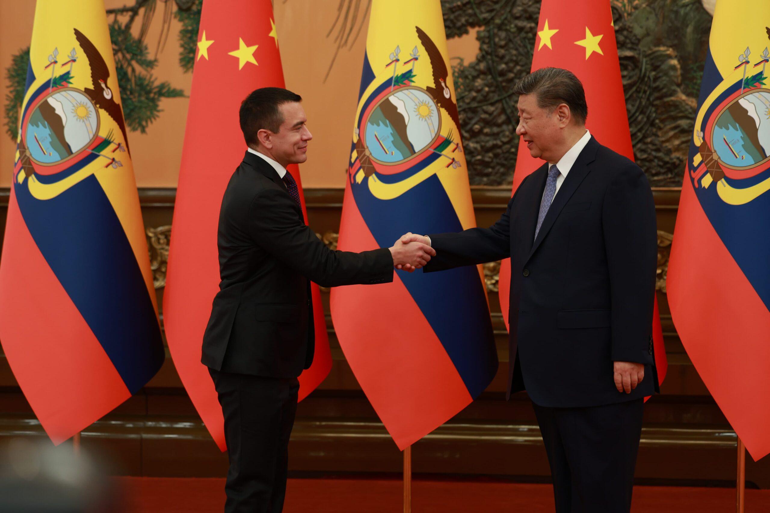 Noboa confirma visita oficial a China en agosto